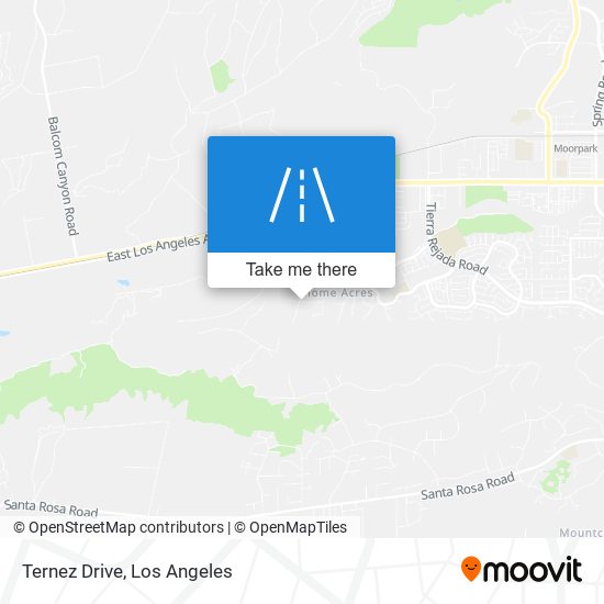 Ternez Drive map