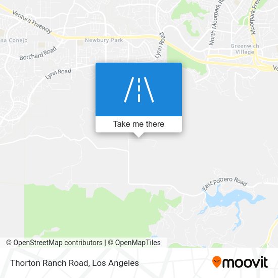 Thorton Ranch Road map