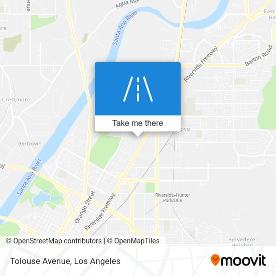 Mapa de Tolouse Avenue