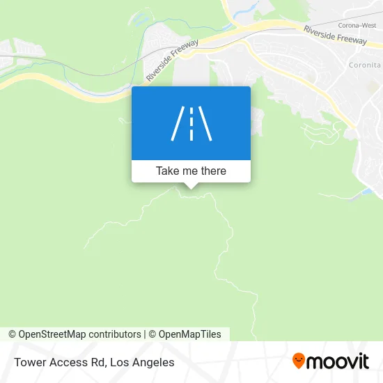 Tower Access Rd map