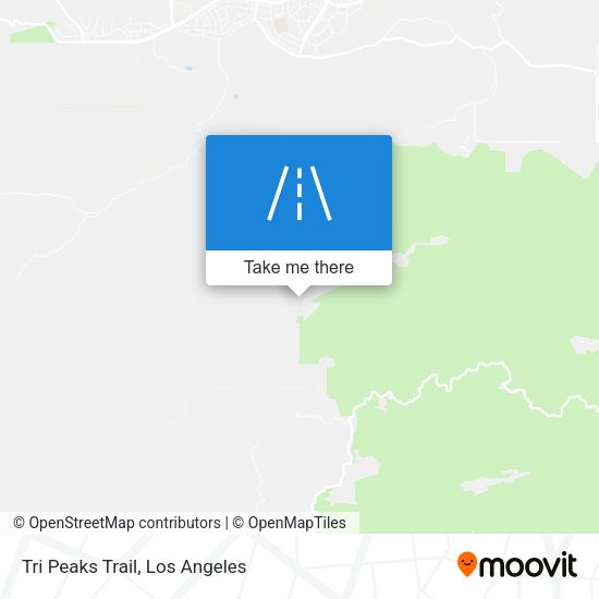 Mapa de Tri Peaks Trail