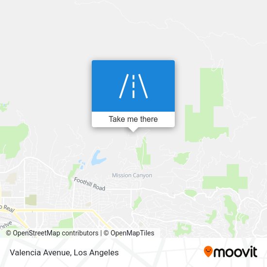 Valencia Avenue map