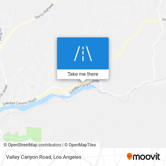 Mapa de Valley Canyon Road