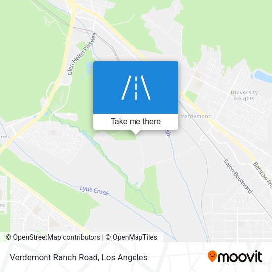 Mapa de Verdemont Ranch Road