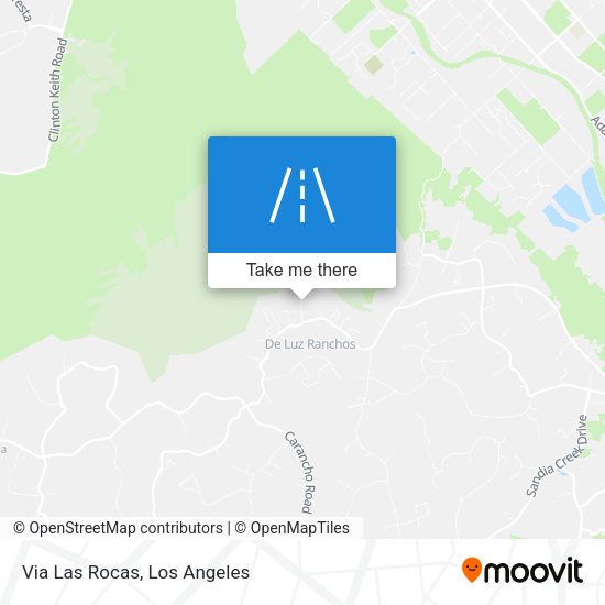 Mapa de Via Las Rocas