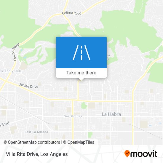 Mapa de Villa Rita Drive