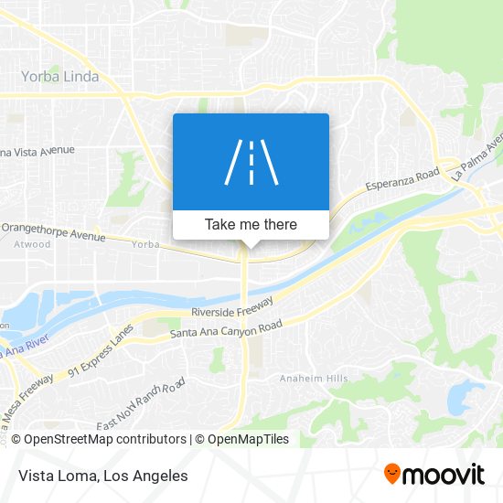 Vista Loma map