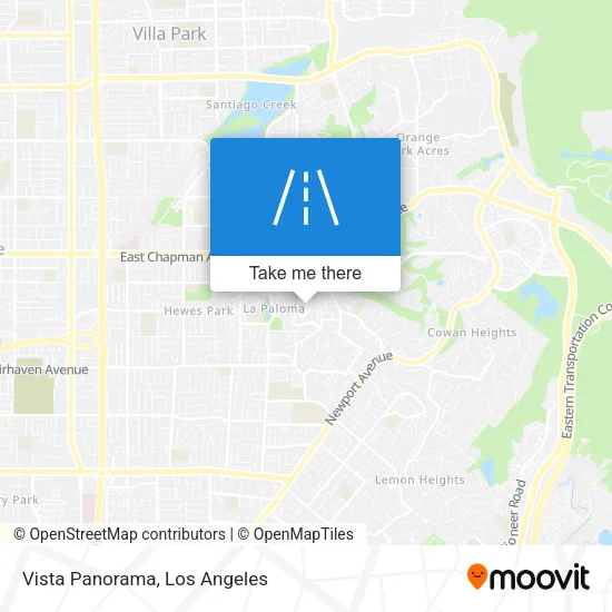 Vista Panorama map