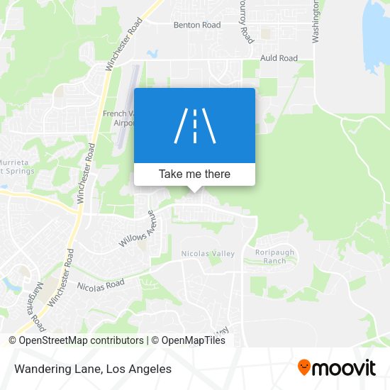 Mapa de Wandering Lane