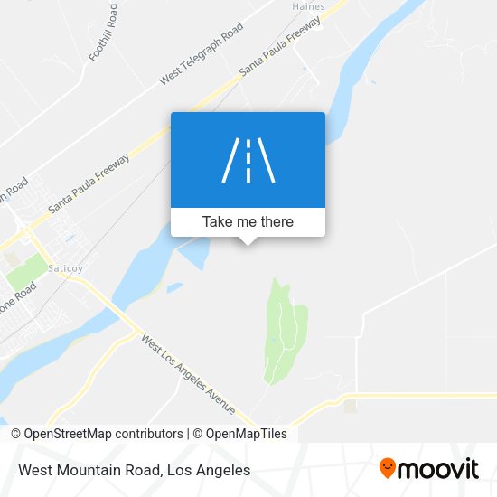 West Mountain Road map