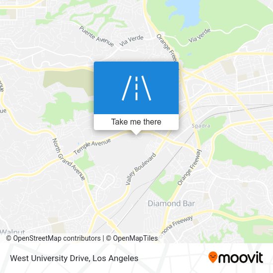 West University Drive map