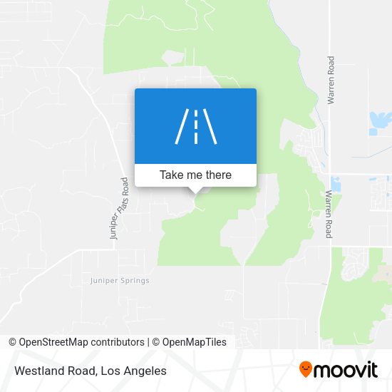 Mapa de Westland Road