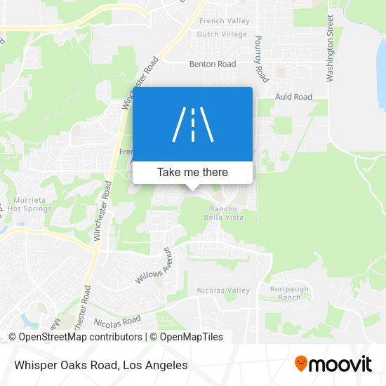 Mapa de Whisper Oaks Road
