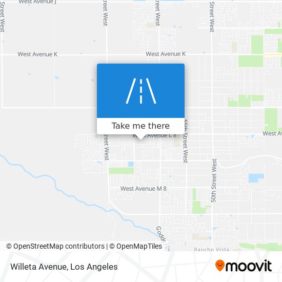 Willeta Avenue map