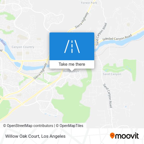 Mapa de Willow Oak Court