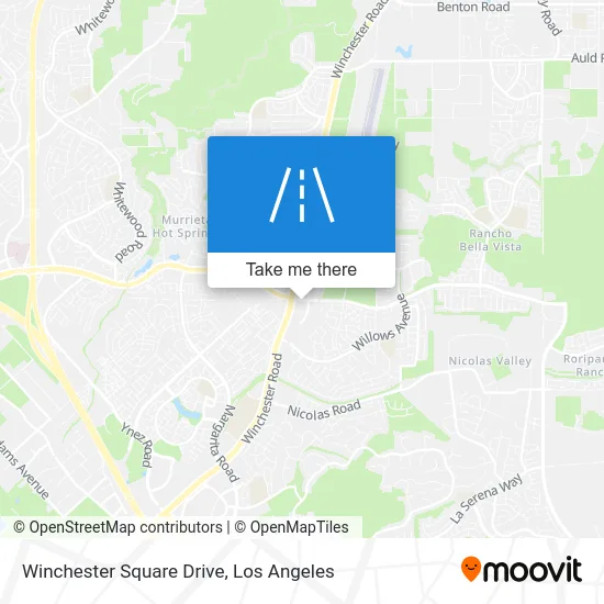 Winchester Square Drive map