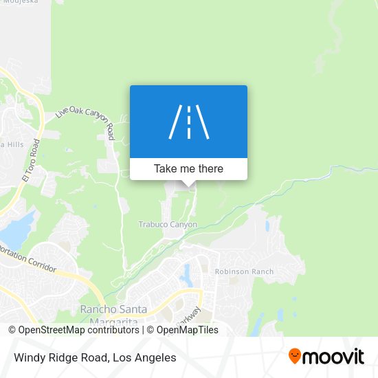 Windy Ridge Road map