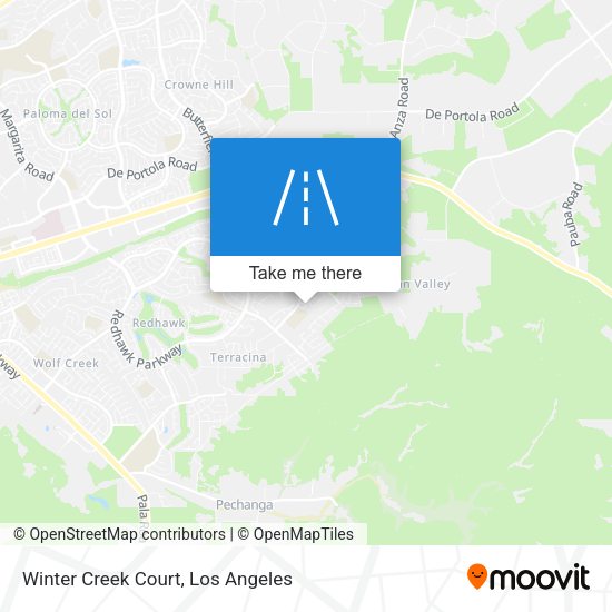 Winter Creek Court map