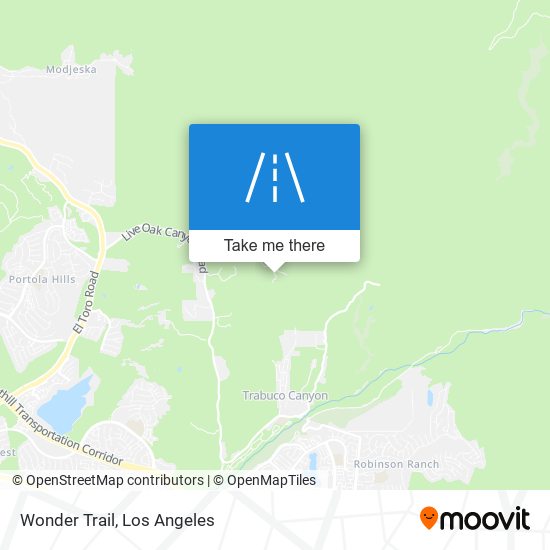 Wonder Trail map