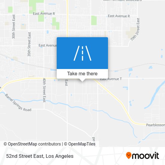 52nd Street East map