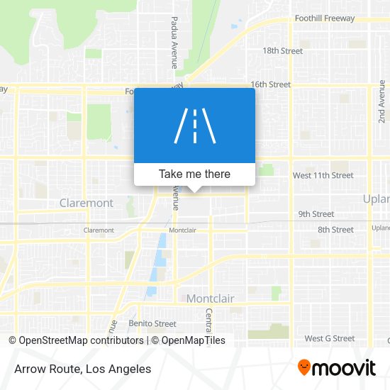 Mapa de Arrow Route
