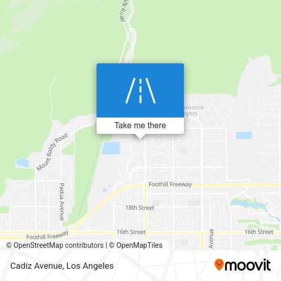 Mapa de Cadiz Avenue