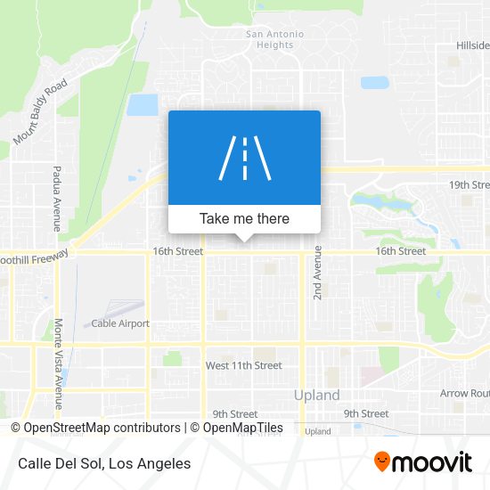 Mapa de Calle Del Sol