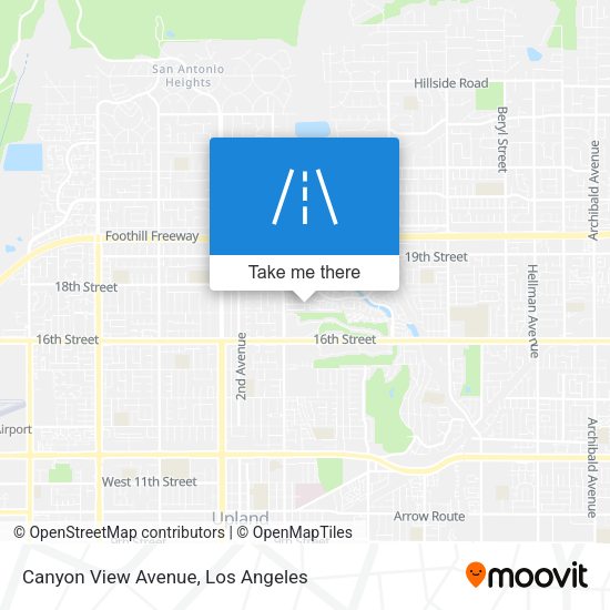 Mapa de Canyon View Avenue