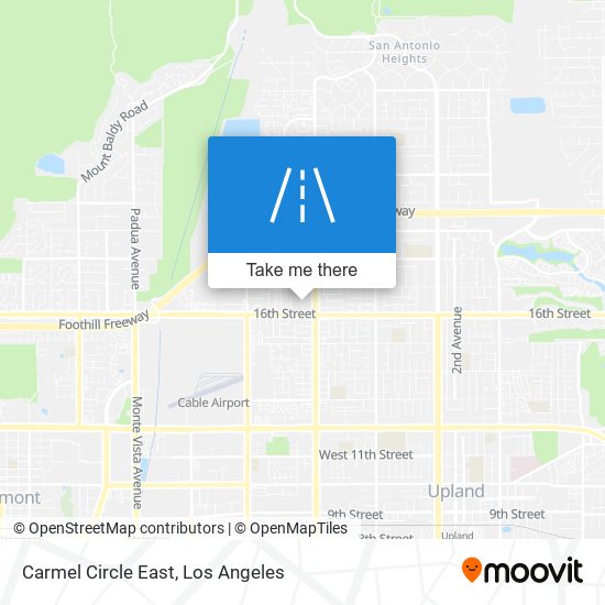 Carmel Circle East map