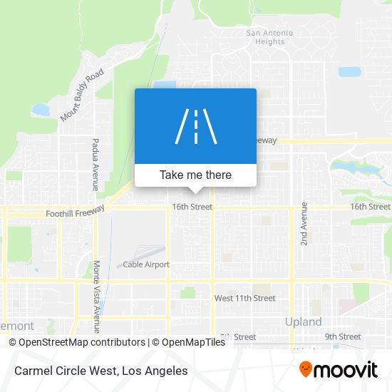 Mapa de Carmel Circle West