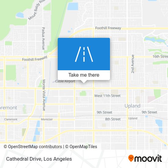 Mapa de Cathedral Drive