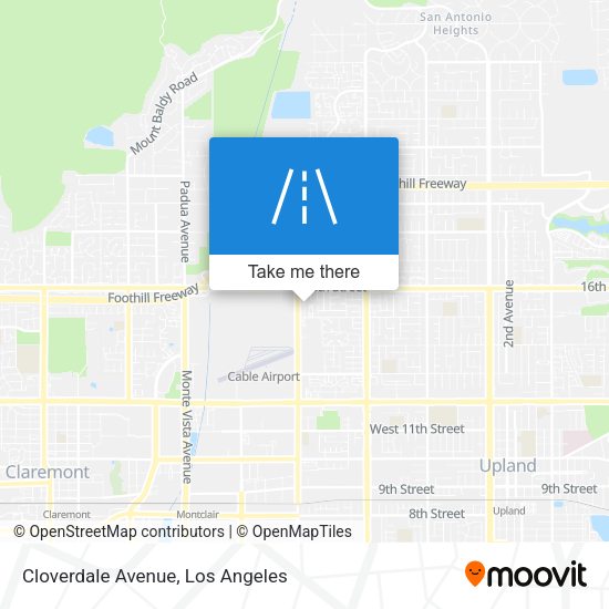 Cloverdale Avenue map