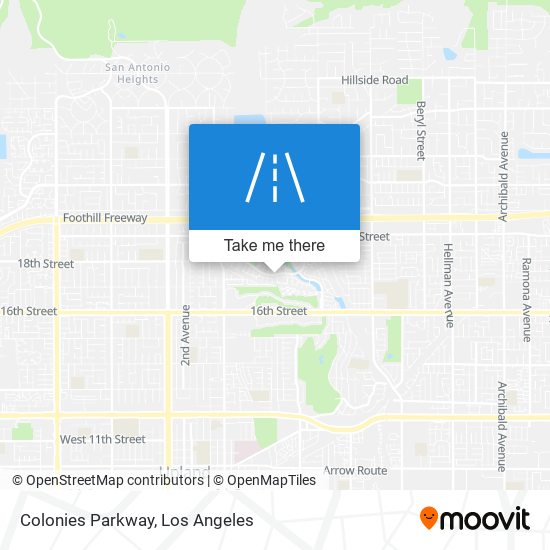Mapa de Colonies Parkway
