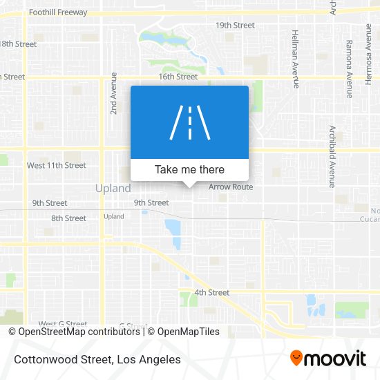 Mapa de Cottonwood Street