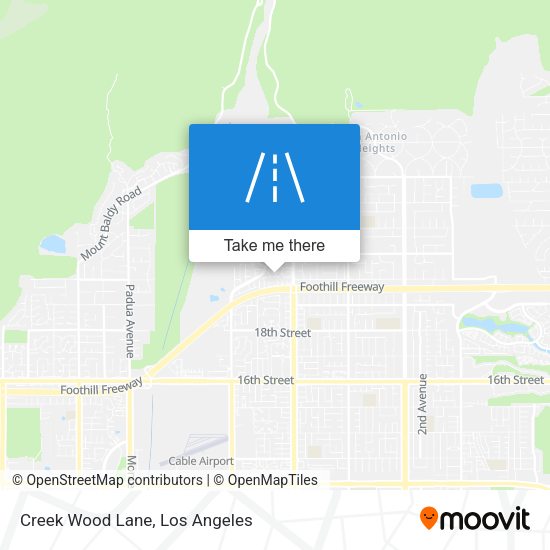 Mapa de Creek Wood Lane