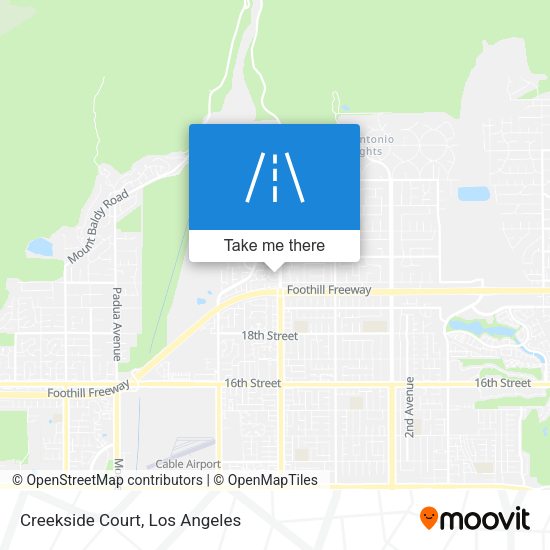 Creekside Court map