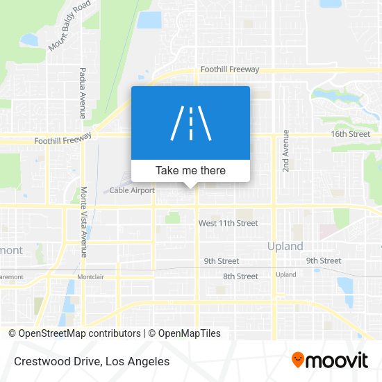 Mapa de Crestwood Drive