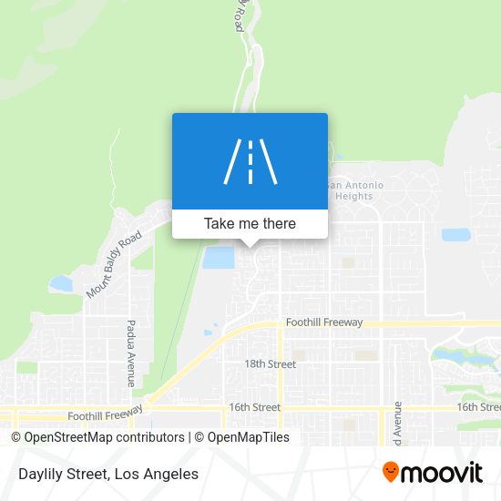 Mapa de Daylily Street