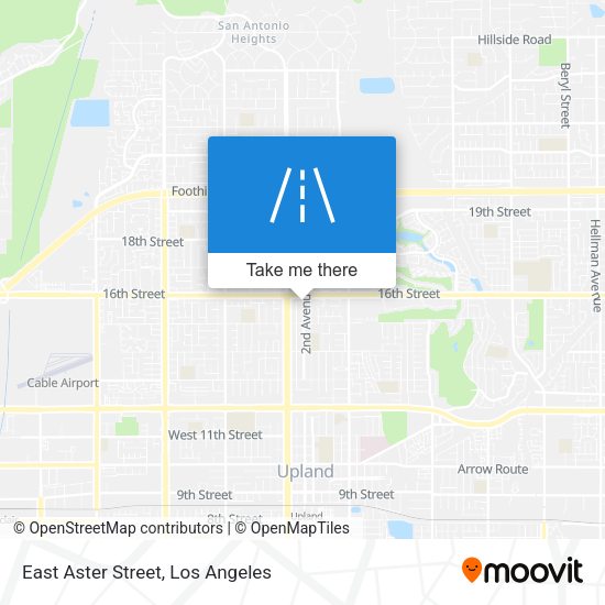 East Aster Street map