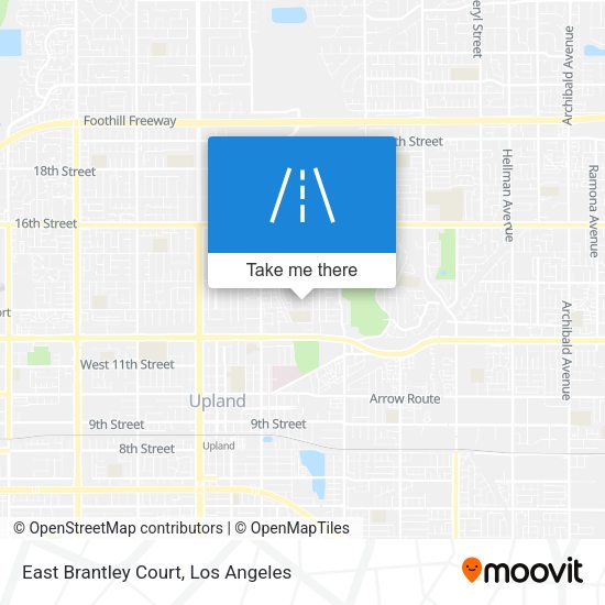 East Brantley Court map