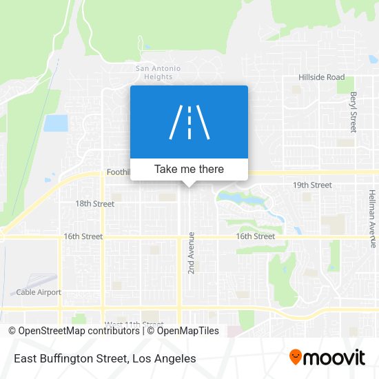 East Buffington Street map