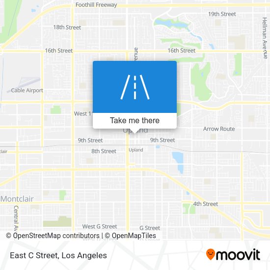 Mapa de East C Street