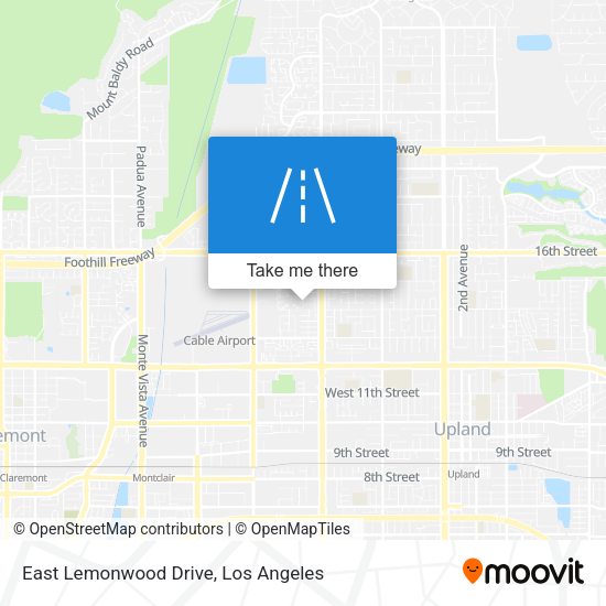 East Lemonwood Drive map