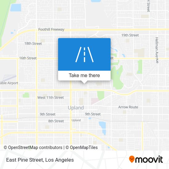 Mapa de East Pine Street