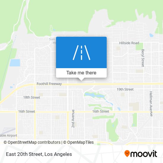 Mapa de East 20th Street