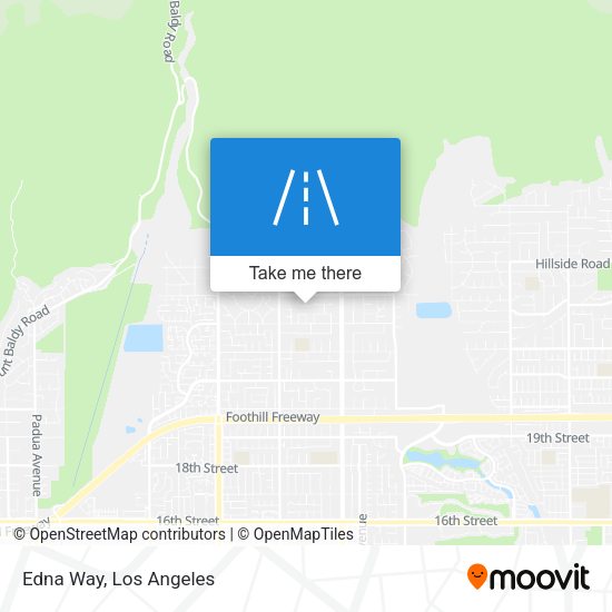 Edna Way map