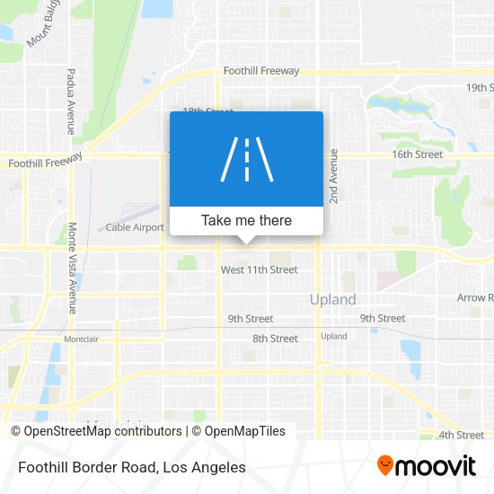Mapa de Foothill Border Road