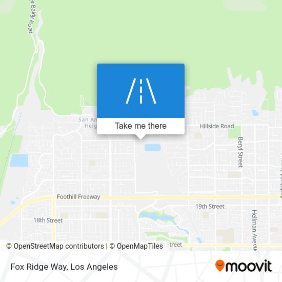 Mapa de Fox Ridge Way