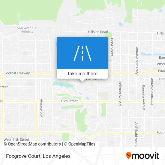 Foxgrove Court map
