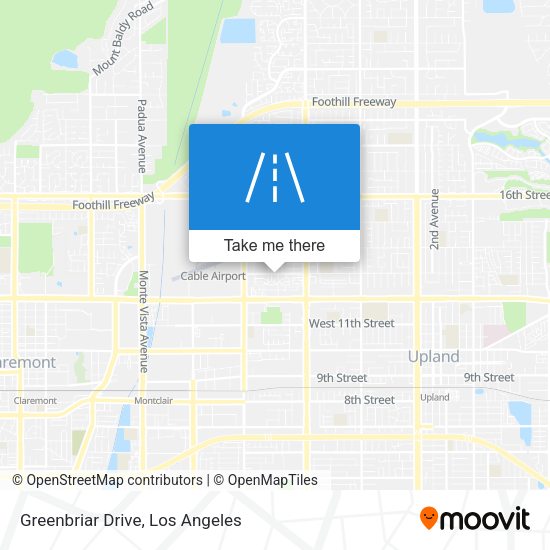 Greenbriar Drive map